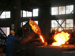 澆鑄現(xiàn)場(chǎng)